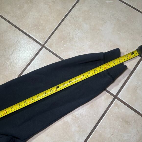 Vintage Y2K Nike Black Hoodie Mens Large Big Swoosh Logo The Athletic Dept - Picture 6 of 9